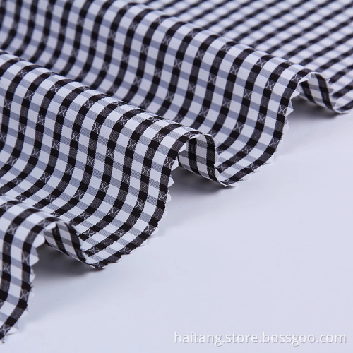 Check Bamboo fabric Plain Fabric Moisture Shirting Fabric